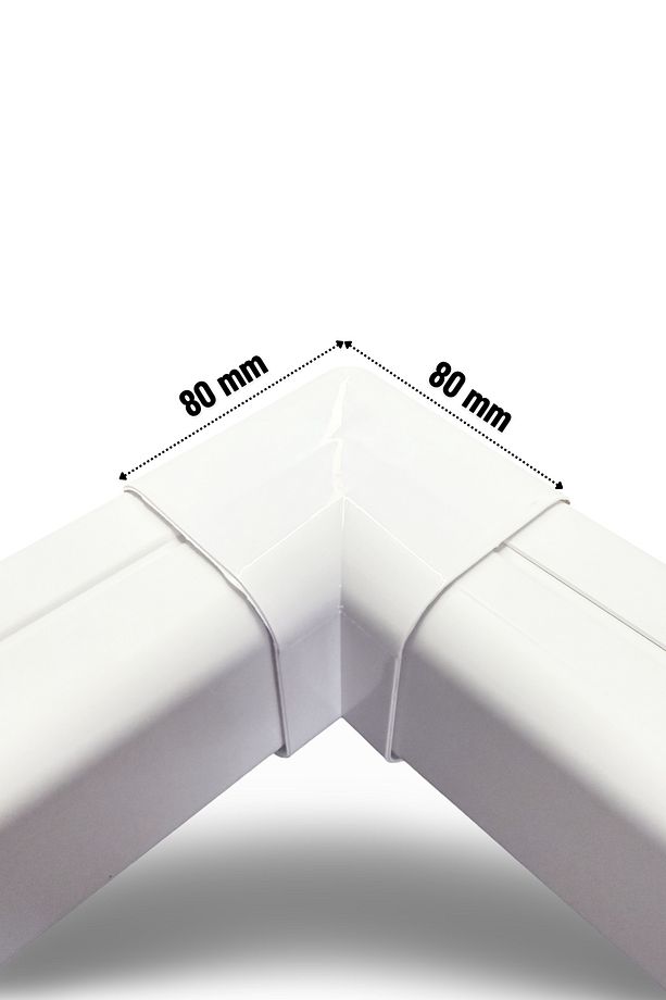 Klima Kanalı İç Köşe Aparatı 75x60 mm - 3
