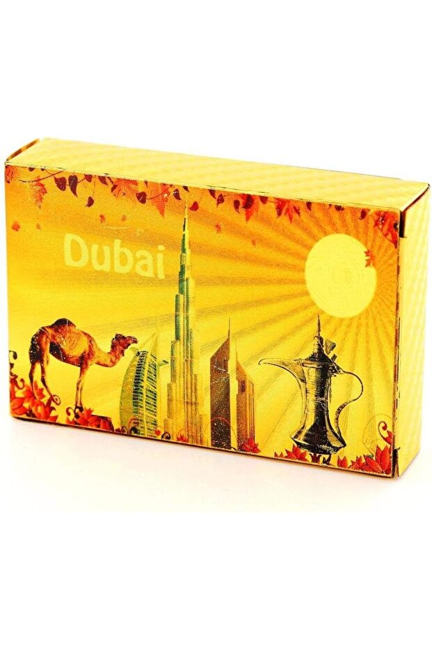 Gold Playing Card Colorful Dubai Famous Building - Dallah