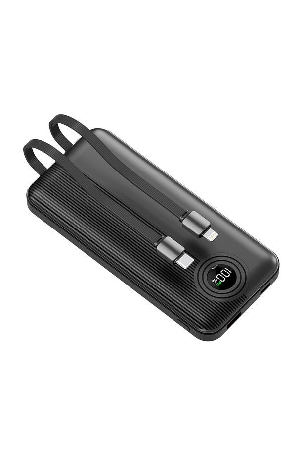 W3 10.000mah 2x Type C Kablolu 22.5w Pd Led Göstergeli 18w Giriş - 20w Çıkış Powerbank - Dca0067 - 4