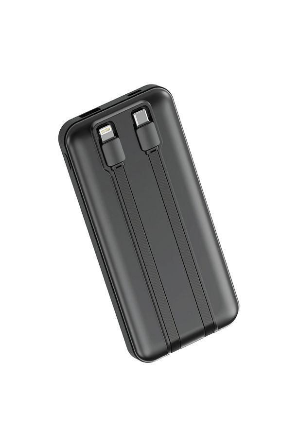 W3 10.000mah 2x Type C Kablolu 22.5w Pd Led Göstergeli 18w Giriş - 20w Çıkış Powerbank - Dca0067 - 3