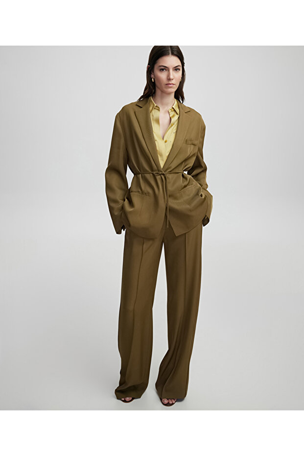 Elastik bel pantolon - 1