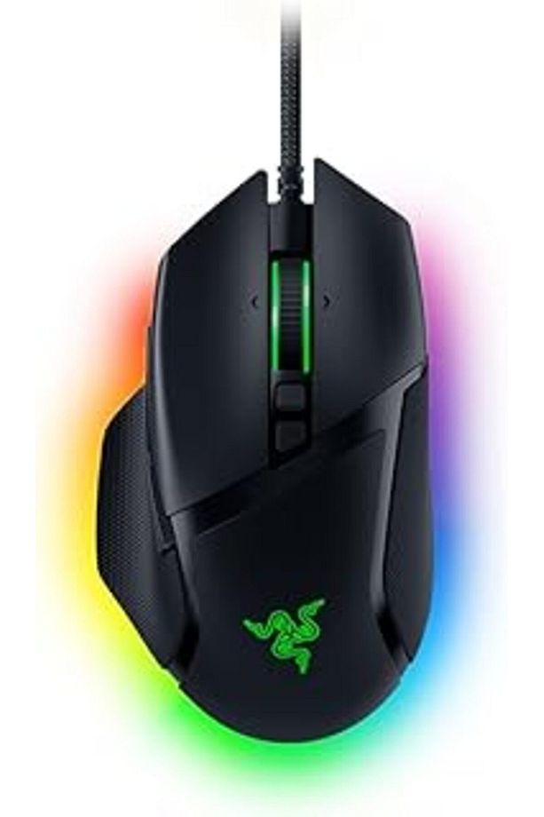 Basilisk V3 - Kablolu, Leştirilebilir Oyun Faresi, Chroma Rgb Ile, Pc/Mac (10+1 Prog - 1