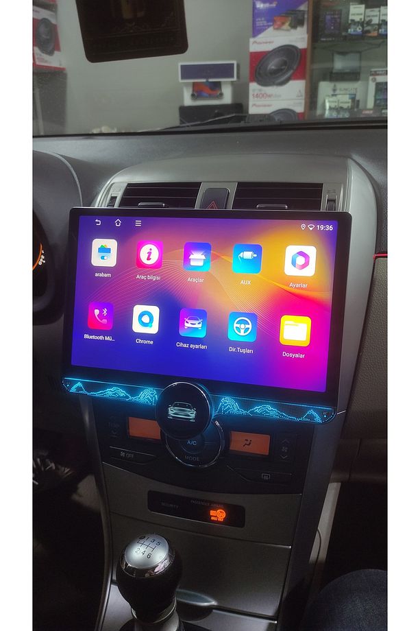 11.8" RGB COROLLA UYUMLU ANDROİD MULTİMEDİA  CARPLAY 2K 4-64 - 1