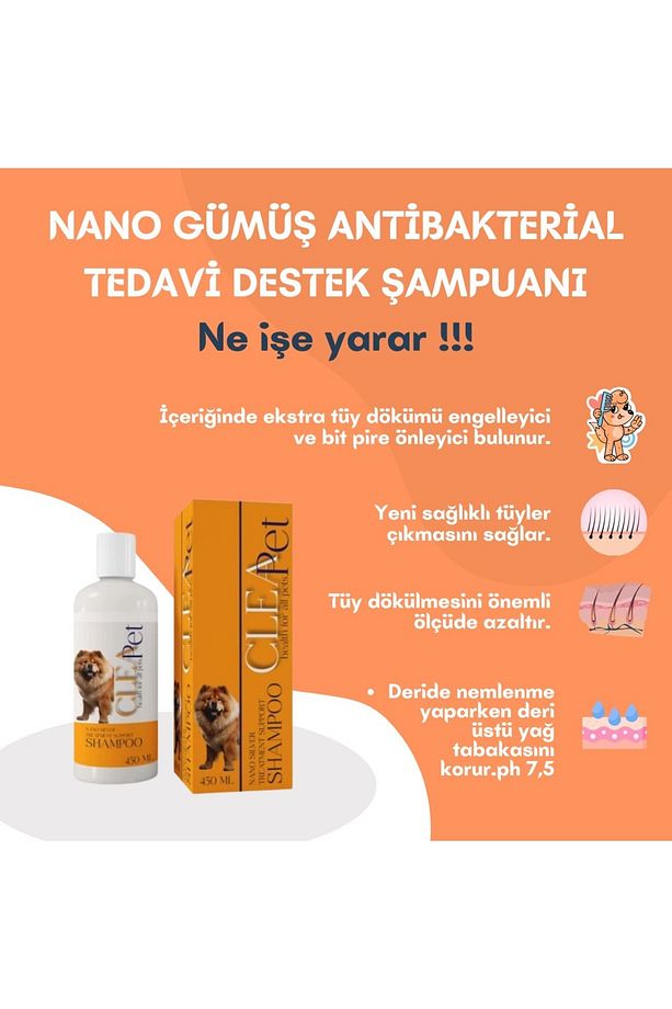 Evcil Hayvan Nano Şampuan 450 ml - 2