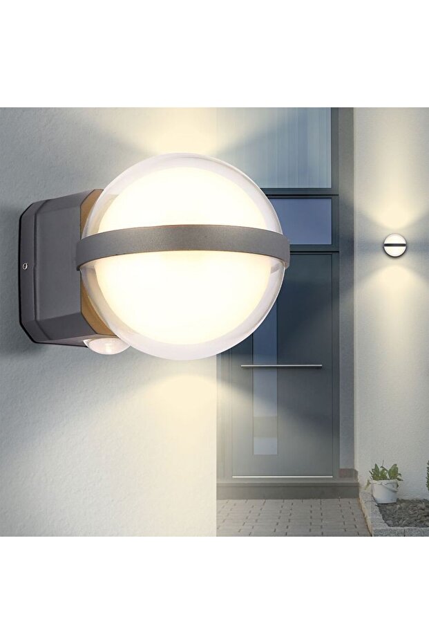 12 Watt, 3200K, 3 Işık Yönlü, Elektrikle Çalışır, Modern Tasarım İç ve Dış Mekan Aplik, Led Aplik - 6