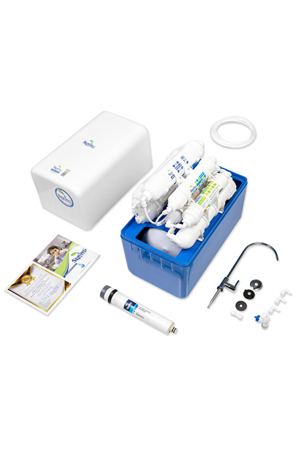 11 Aşamalı 12 Litre Tanklı Ters Ozmoz (RO) Su Arıtma Cihazı - Ücretsiz Ilk Kurulum - 3