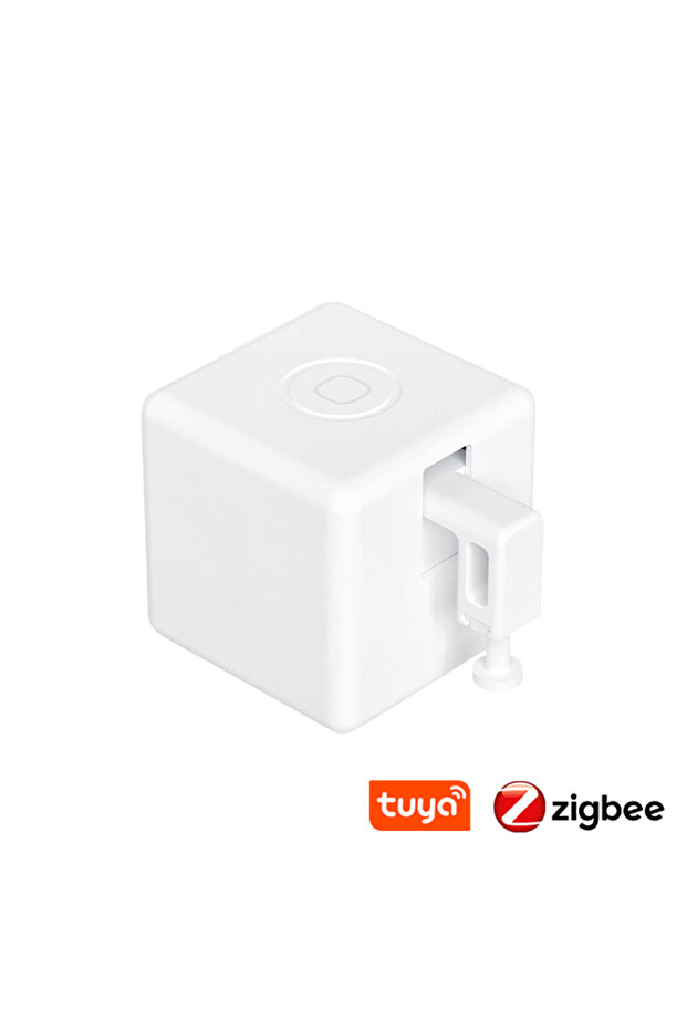 White-Zigbee Zigbee Smart Fingerbot Switch Bot Remoter Garage Curtain Button Robot BLE Pusher Work W