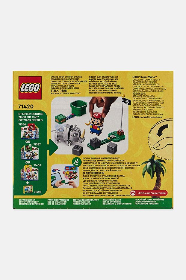 Super Mario Rambi the Rhino 71420 Expansion Set 106 Pieces - 2