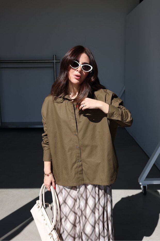 قميص أساسي كبير الحجم - 3