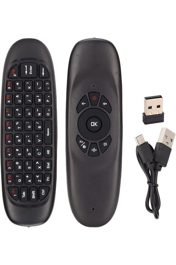 Klavyeli Wireless Air Mouse Kumanda / Bataryalı / Android Tv, Android Box, Bilgisayar, Projeksiyon - 1
