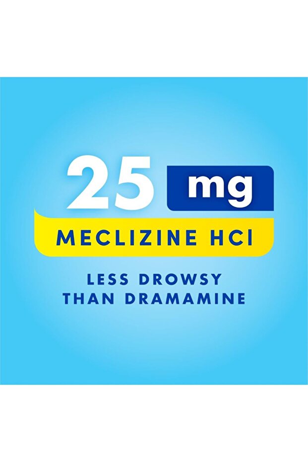 Non-Drowsy Bonine for Motion Sickness Relief - Meclizine HCI 25mg, 16ct Raspberry Chewable Tablets - 4