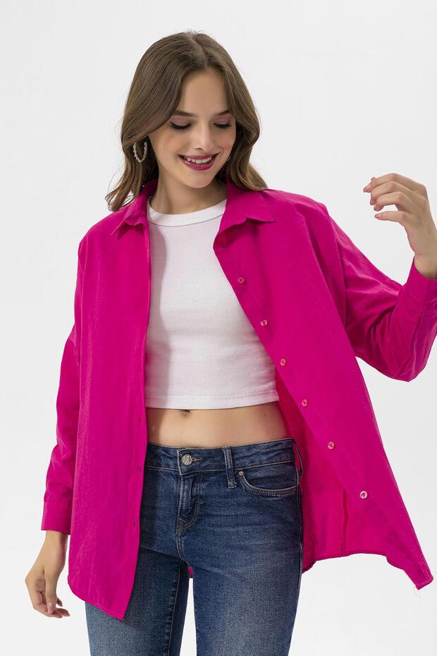 Women's Oversize Poplik Shirt 245064 -