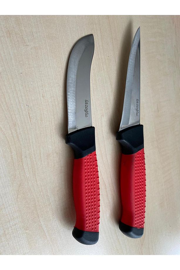 Çift Renkli 2 Li Bıçak Seti - 1