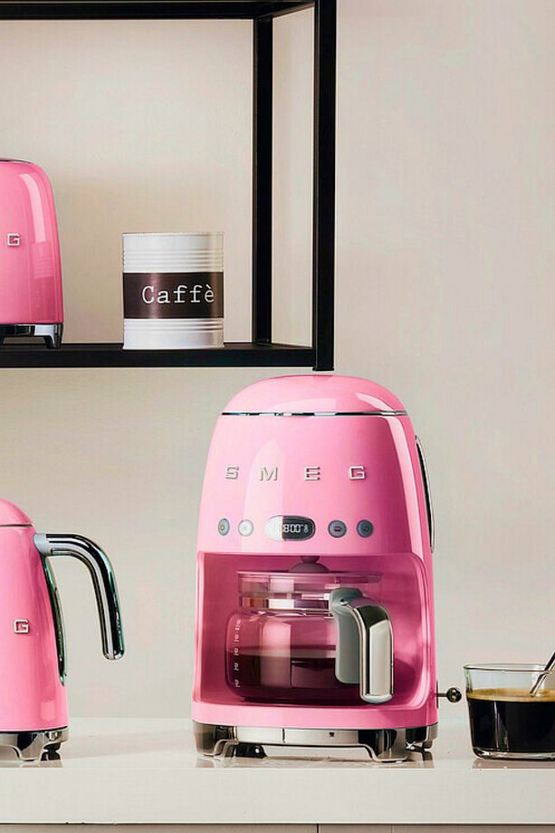 50's Retro Style Pembe Filtre Kahve Makinesi Dcf02pkeu - 7