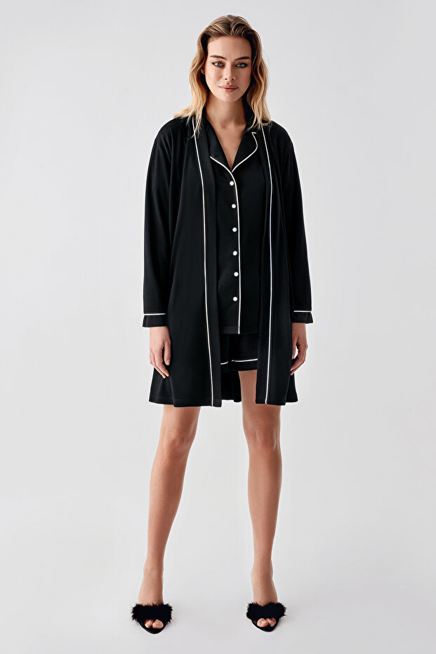 324- 4'LÜ ARA BİYELİ  GECELİK TAKIMI - 2