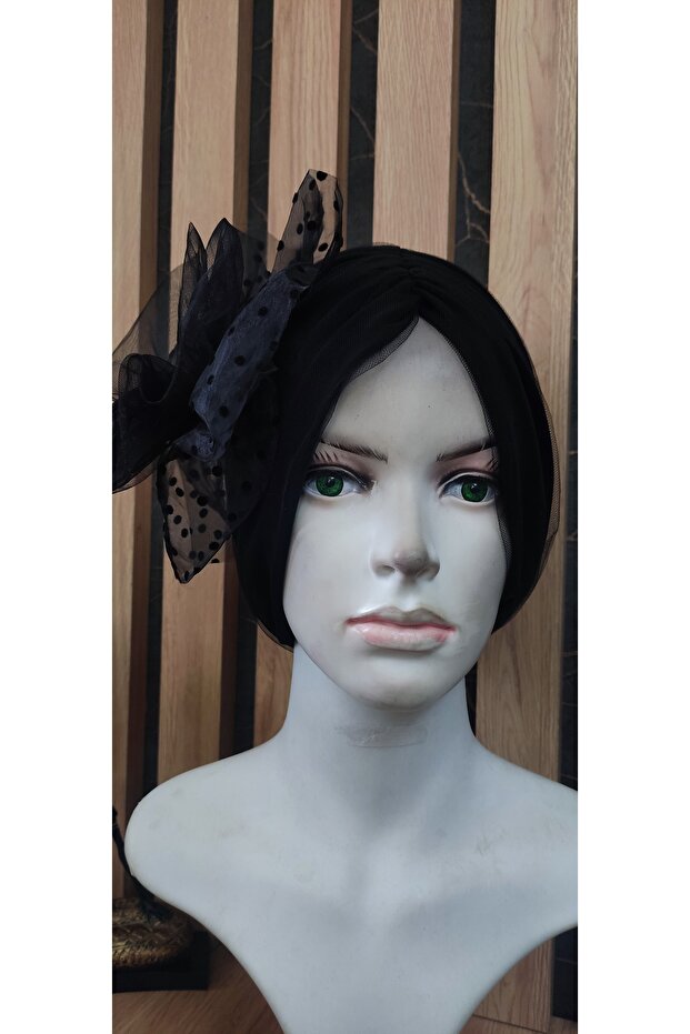 Meryemcebone Siyah Tüllü - 5