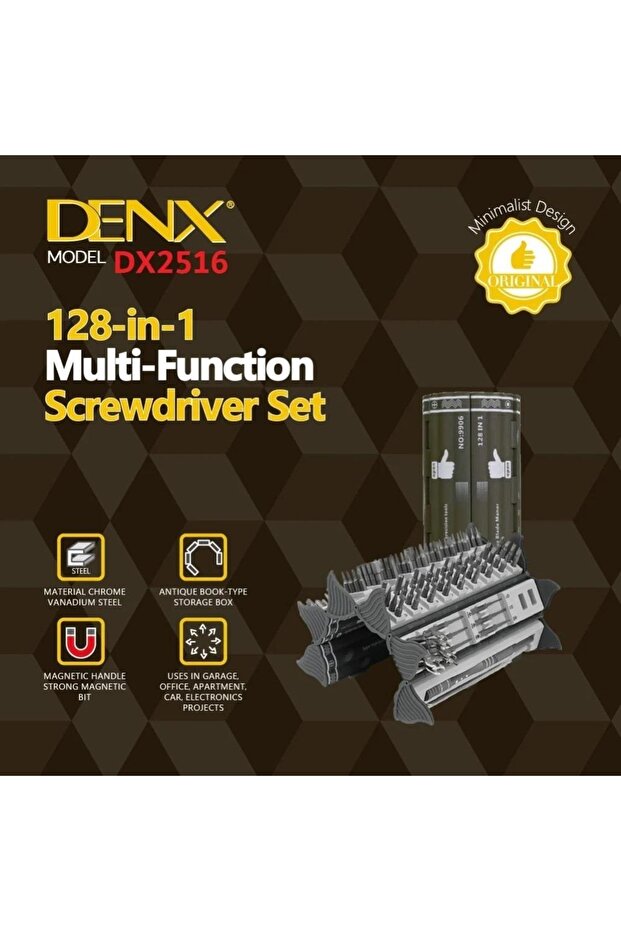 128pcs Multifunctional Screwdriver Set - 3