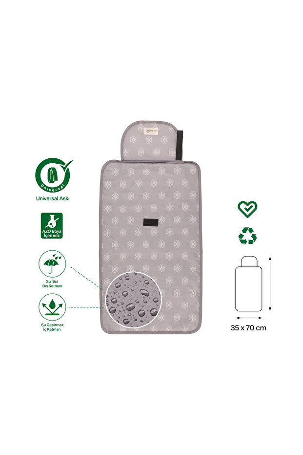 Islak Mendil Kutusu + Pratik Alt Değiştirme Matı Set - 2