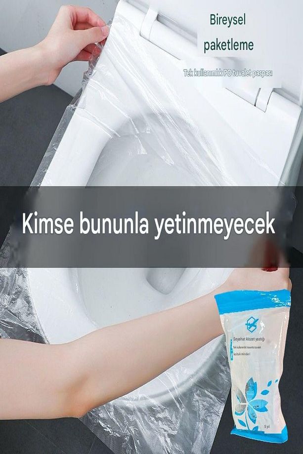 Bakteri ve Mikroplara Karşı Koruma: Hijyenik Klozet Kapağı Poşeti 50 adet - 6