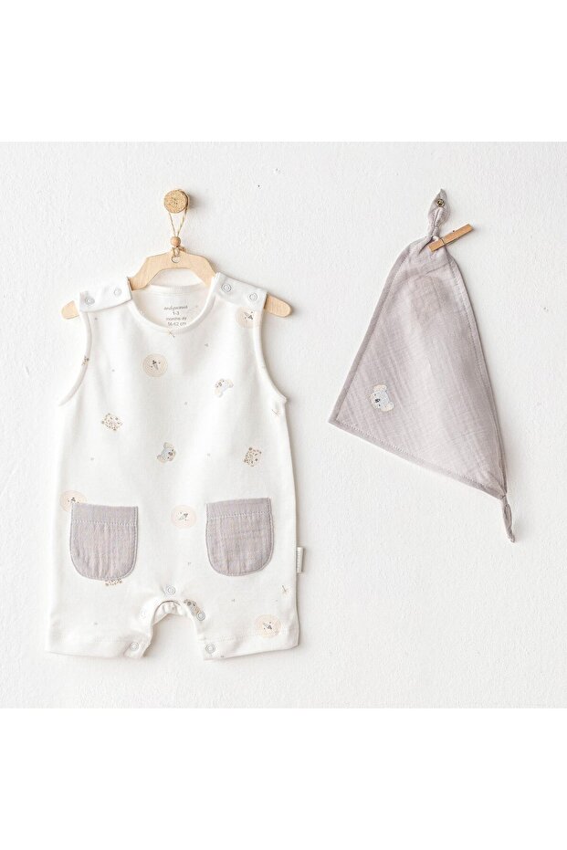 Baby boy jumpsuit set romper ac25846