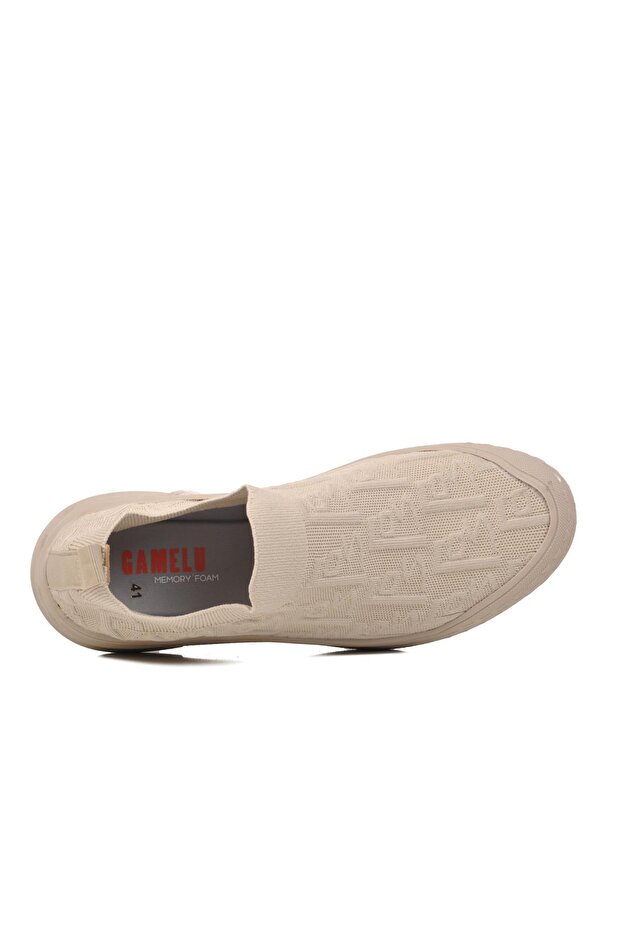 Toss M Bej Triko Memory Foam Erkek Spor Ayakkabı - 4