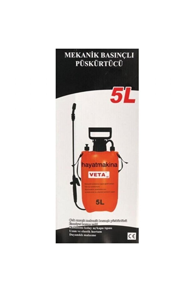 5 L 5b Kollu Ilaçlama Pompası Mekanik 5 Litre 50 cm altı 20 cm altı - 3