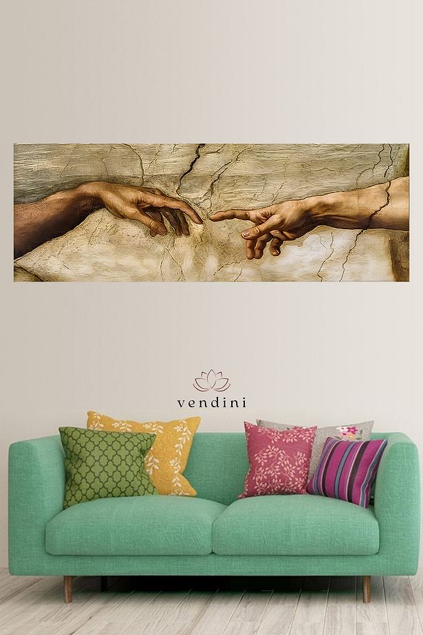 Kaliteli Kumaş, Canlı Renkler Duvar Örtüsü Duvar Halısı Wall Tapestry - 1