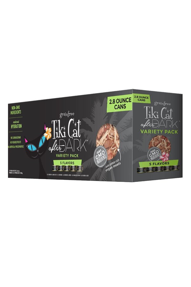 After Dark, High-Protein, Non-GMO Wet Cat Food, 2.8 oz Cans (12-Pack)