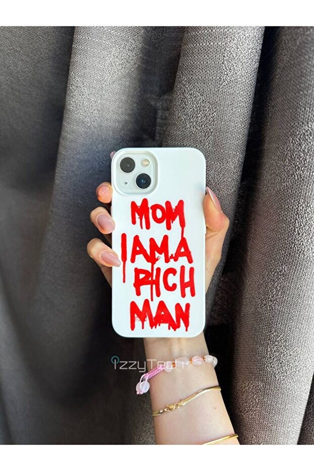 حافظة هاتف من السيليكون متوافقة مع هاتف آيفون 15 بلس مع حافظة هاتف من السيليكون مطبوع عليها نقش مخملي مميز - 1