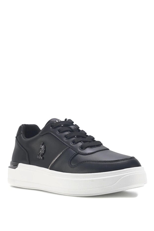 U.S. Polo Assn. Alka Shoes - Black Walking Shoes