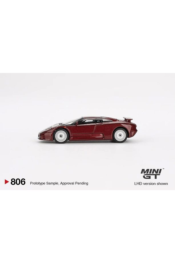 806 Bugatti EB110 GT Dark Red Metallic LHD Model Araba - 2