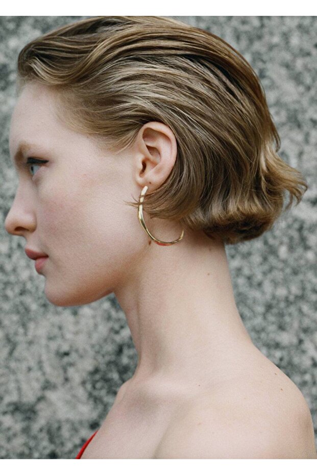 Burgu halka küpe - 2