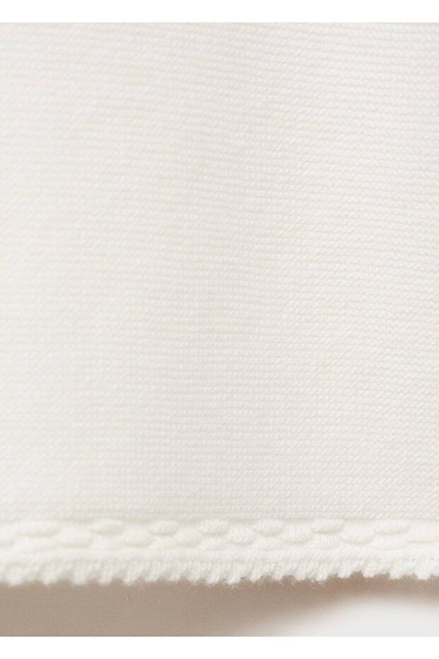 Kurzärmeliger Pullover - 4