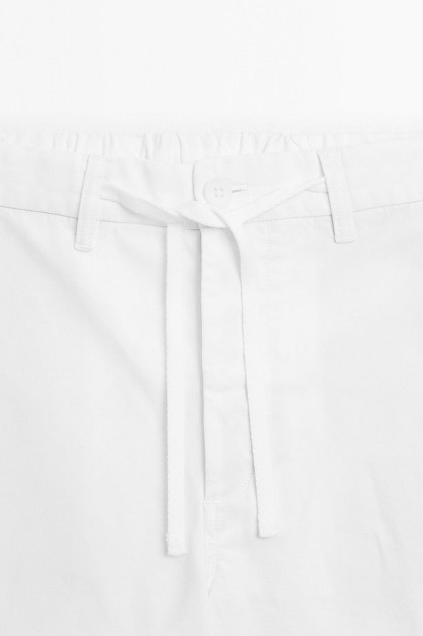 Pamuklu keten yarı jogger bermuda şort - 7