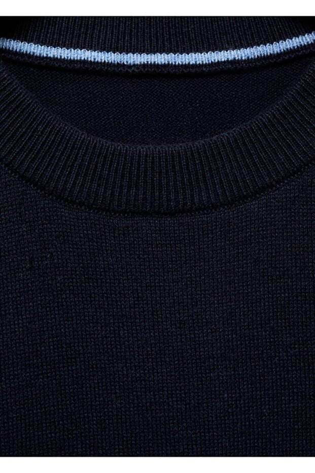 Kırçıllı pamuklu kazak - 3