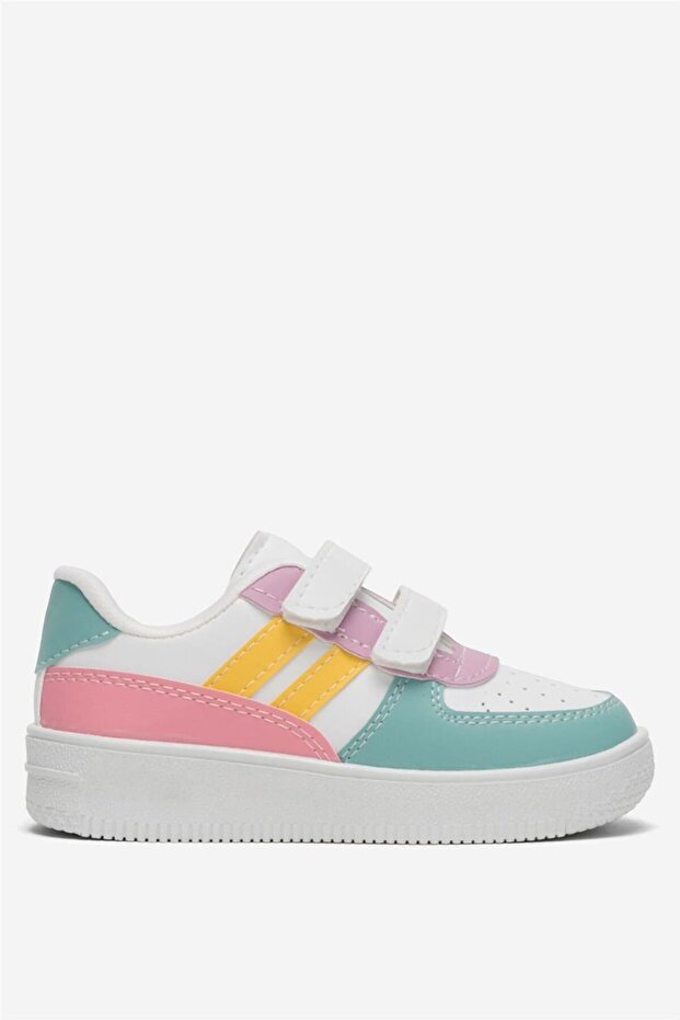 Liger Çocuk Sneaker Spor Ayakkabı Beyaz-Lila