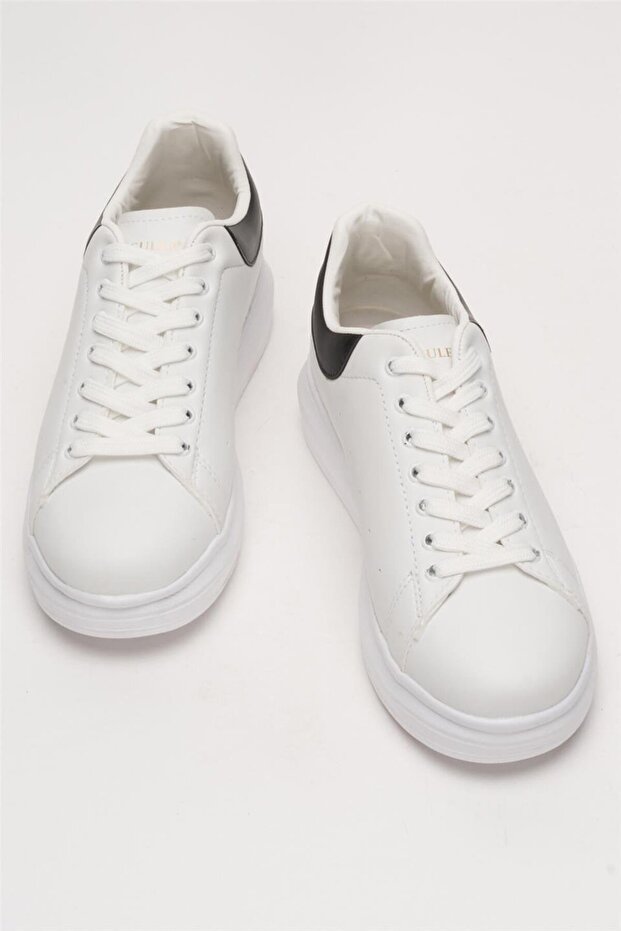 Unisex High Sole Codzienne sportowe buty sportowe BIAŁO-CZARNE - 6