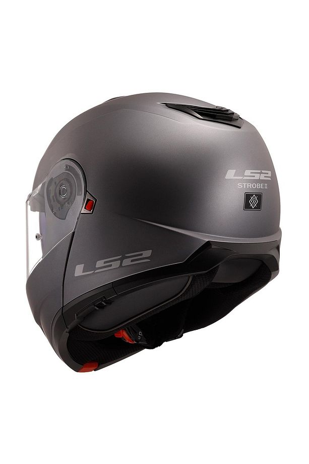 Strobe 2 Çene Açılır Kask Mat Tıtanıum - 3