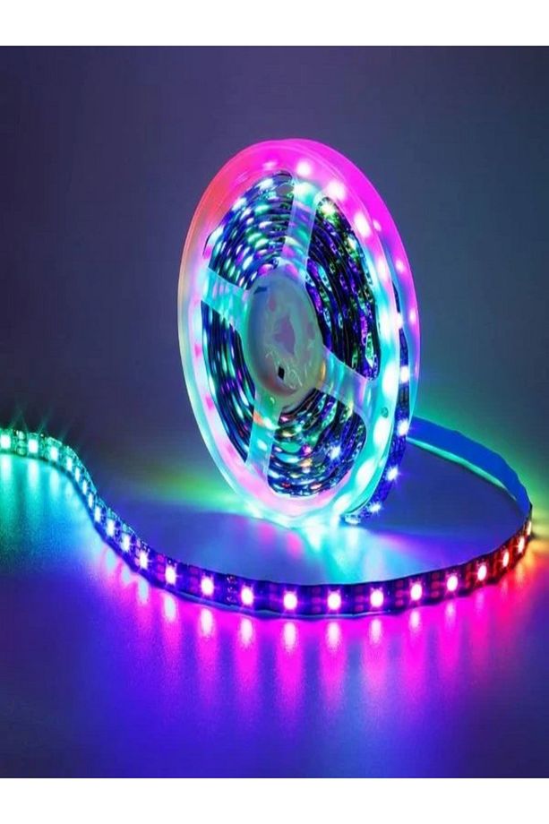 Rgb Şerit Led 20 Metre Yapışkanlı Iç Mekan Rulo Işıklı Şerit Led Trafosuz-kumanda Hariç - 4