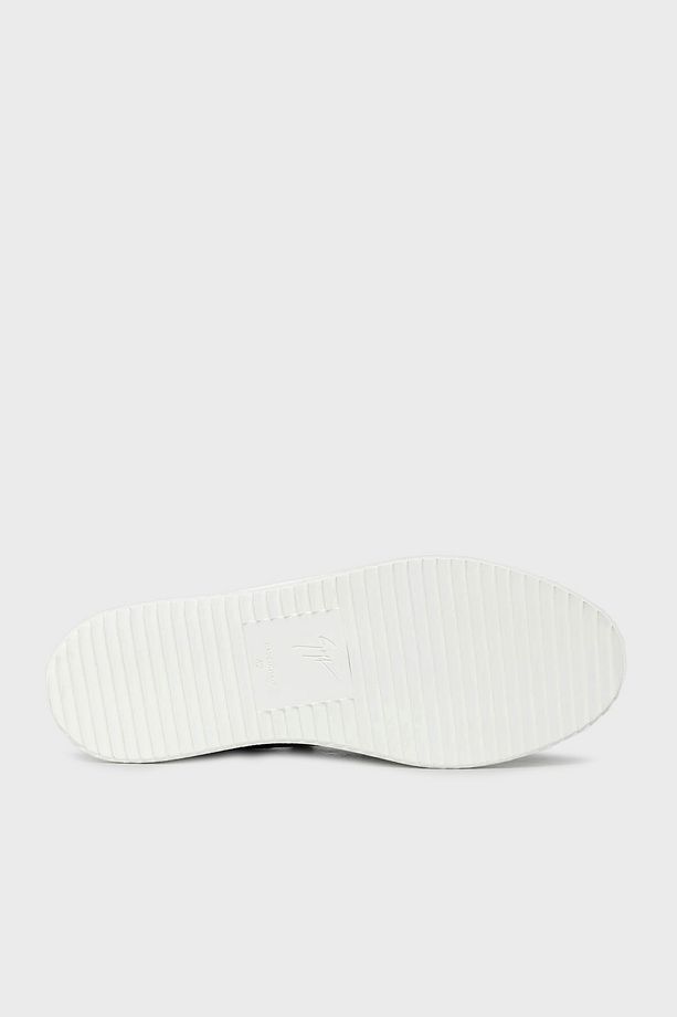 Logolu Hakiki Deri Kalın Taban Sneaker Ayakkabı Erkek AYAKKABI RU00010 - 7