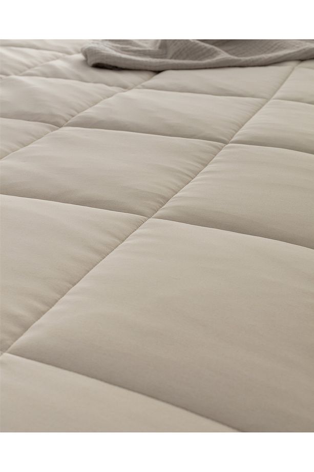 İlus Tek Kişilik Bambu Comforter Set - Bej - 5