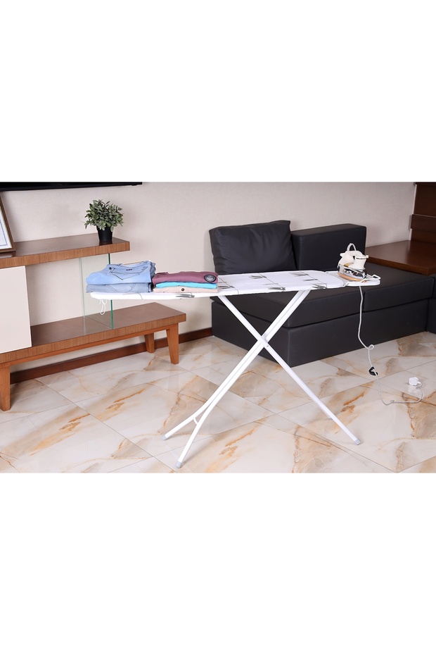 Ironing Board with Iron Rest Adjustable Height 7 mm Foam - 6