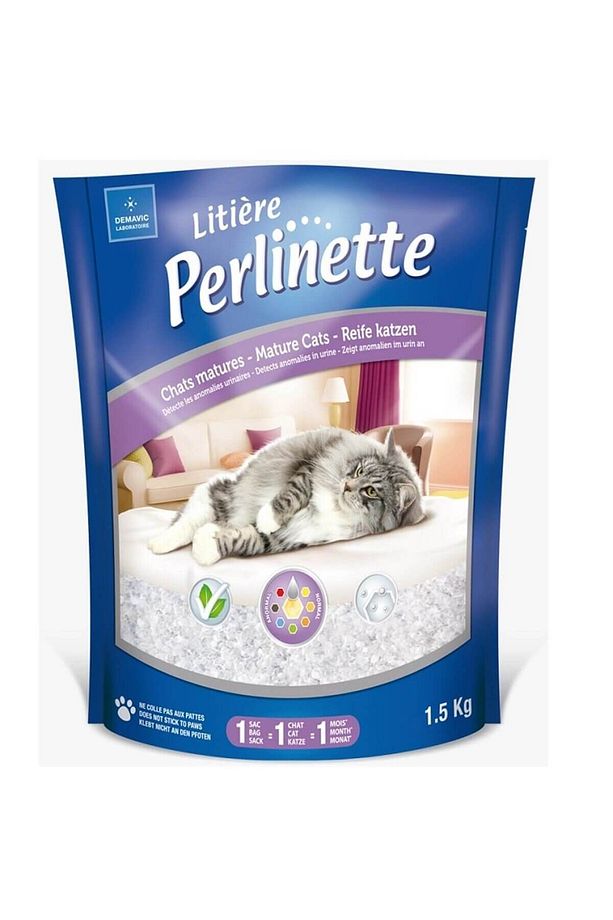 Perlinette Detect Erken Teşhis Formüllü Kristal Kedi Kumu 1,5kg - 1