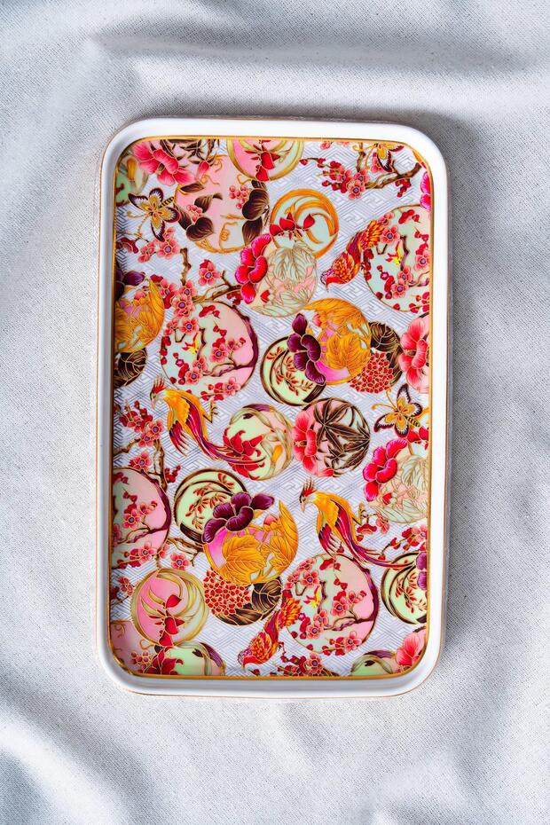 طبق تقديم مستطيل من دريم - 31 سم - 2