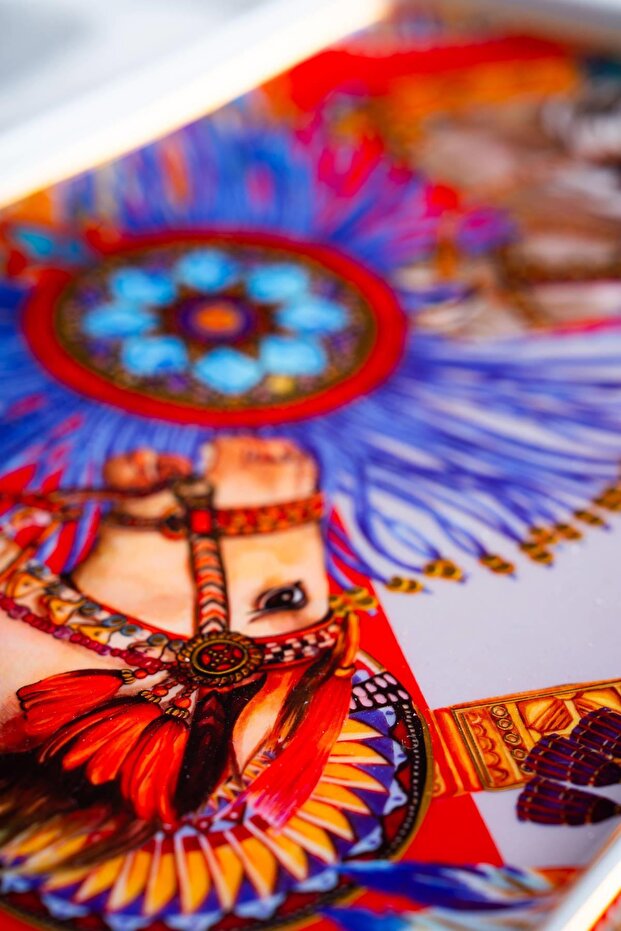 طبق تقديم مستطيل من ويسبير - 31 سم - 4