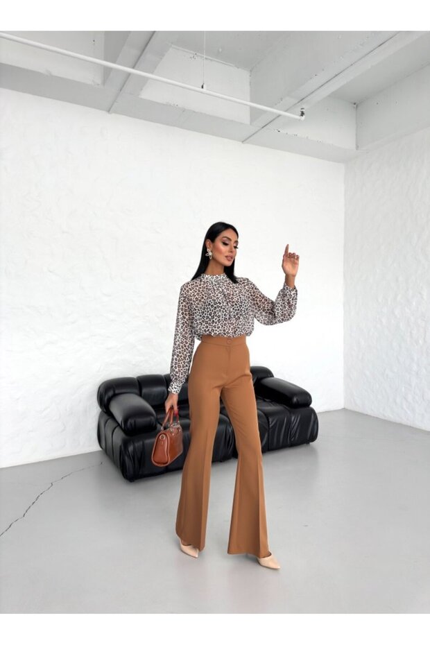 İspanyol Paça Pantolon - 4