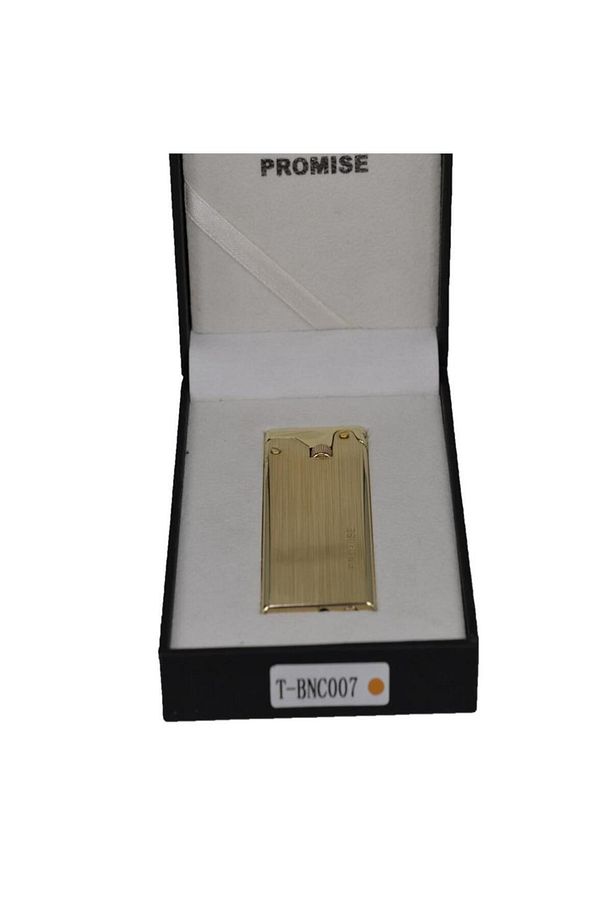 Çelik Depolu Promise Slim Çakmak Altın Sarısı - 5