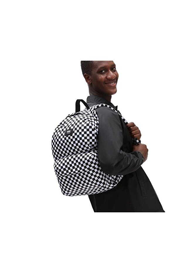 حقيبة ظهر Old Skool بنمط مربعات Vn0a5khry281 - 5