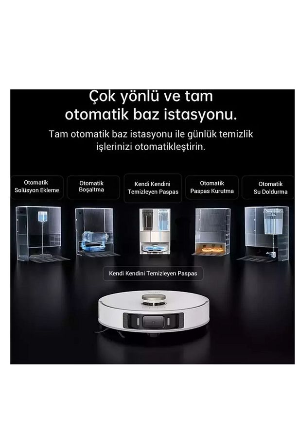 Ultra 7000Pa Uyumlu  Emiş Complete, Otomatik Paspas  Yıkama ve Kurutma,  Robot Süpürge - 2