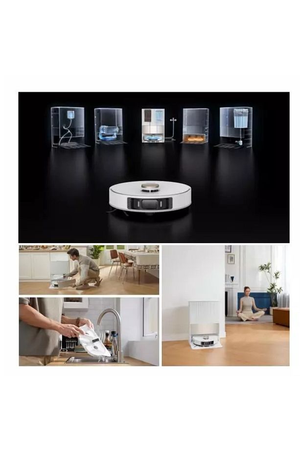 Ultra 7000Pa Uyumlu  Emiş Complete, Otomatik Paspas  Yıkama ve Kurutma,  Robot Süpürge - 6